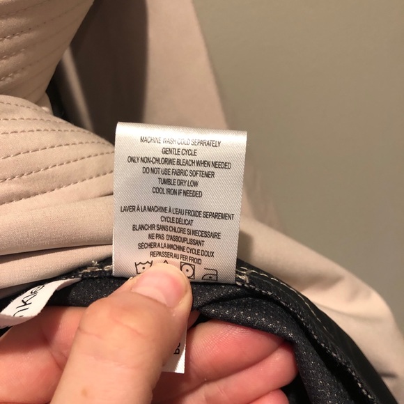 NWT Large Calvin Klein Trench Coat Removable hood - Picture 12 of 12